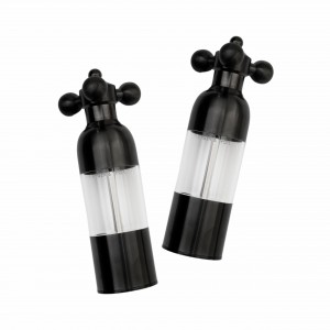 Vargen & Thor AXIA. Salt- och pepparkvarn. Keramiskt malverk. (Matt svart). 2 års garanti - Fri frakt