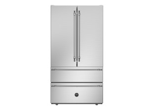 Bertazzoni Heritage-serien. Fristående French Door kyl & frys. Rostfri. (REF904FFNXTCH) inkl. Heritage handtag. Fri hemleverans. - 5 års garanti
