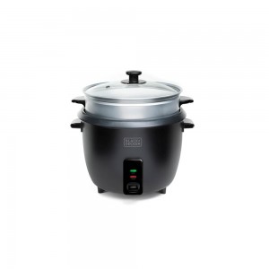 BLACK+DECKER Riskokare. 1,8L. Svart (242072) - Fri frakt