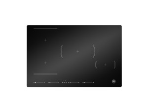 Bertazzoni Modern-serien. Induktionshäll. 78 cm. 4 zoner. 1 multizon. (P784I1M30NVS) Fri hemleverans. - 5 års garanti