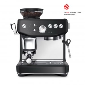 Sage Halvautomatisk espressomaskin. the Barista Express Impress. Svart tryffel (SES876BTR) Fri frakt. - 2 års garanti