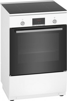 Bosch Serie 4, Spis med induktionshäll, Vit (HLN39A020) - 2 års garanti