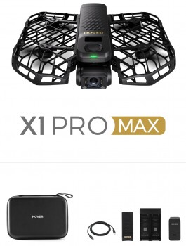 HoverAir Drönare. PAKET - HoverAir X1 ProMax Basic Combo. Svart. (SP06H010)  Fri frakt. - 2 års garanti