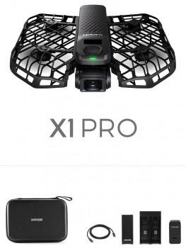 HoverAir Drönare. PAKET. HoverAir X1 Pro Basic Combo - svart. (SP06H009) Fri frakt. - 2 års garanti
