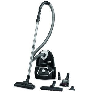 OBH Nordica golvdammsugare Compact Power. 750W. AAA-klass. 8,8m räckvidd. Svart. (VO3985NA) - Fri frakt, omgående leverans