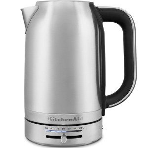 KitchenAid Vattenkokare 1,7L med Temp Kontroll. Rostfritt stål. (5KEK1701ESX) - Fri frakt