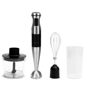 Champion Stavmixer MultiKit. 1000W. 3 tillbehör. Rostfri/Svart. (STM600) - Fri frakt