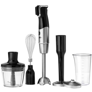 OBH Nordica Stavmixer Infiny Force Pro. 1200W. 4 tillbehör. Rostfri/Svart. (HN95HDS0) - Fri frakt