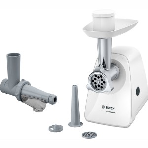 Bosch Köttkvarn. SmartPower. 1500W. Vit. (MFW2515W) - Fri frakt