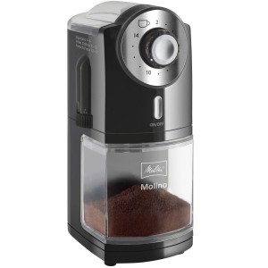 Melitta Kaffekvarn Molino. 200g behållare. 17 malningsgrader. 100W. (21518) - Fri frakt