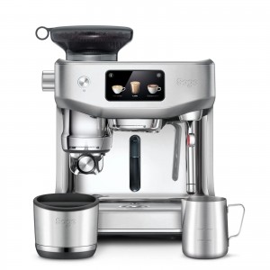 Sage Halvautomatisk espressomaskin. the Oracle Jet. Borstat rostfritt stål (SES985BSS) Fri frakt. - 2 års garanti