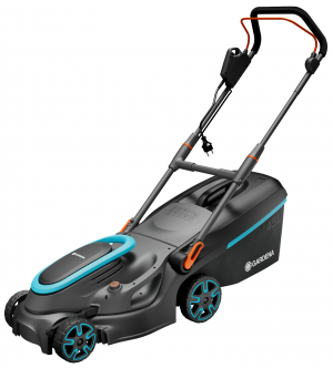Gardena elektrisk gräsklippare. Klippbredd: 37 cm. Uppsamlarvolym: 45L. (PowerMax 37/1800 - 14637-20) - Fri frakt