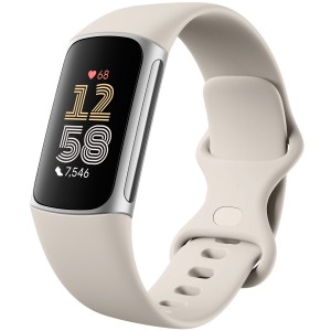 Fitbit Smart aktivitetsarmband. Charge 6. Silver Aluminum Case. (GA05185-GB) - Fri frakt