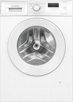 Bosch Serie 2. Frontmatad tvättmaskin. 8kg. 1200v/min. Energiklass A. Vit. (WGE03200SN) Fri hemleverans. - 2 års garanti