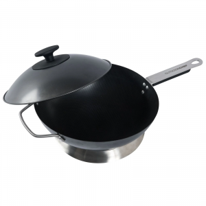 Outdoor Chef Barbecuewok i kolstål. 33,0 × 58,2 × 11,0 cm. (100001609) - Fri frakt
