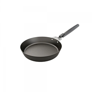 Outdoor Chef Kolstålspanna. 24 cm. Avtagbart handtag. Svart. (100001937) - Fri frakt