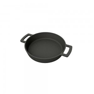 Outdoor Chef Gjutjärnspanna. 24 cm. Avtagbart handtag. Svart. (100001939) - Fri frakt