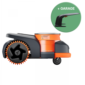Segway Navimow (H210E EU). + garage ingår. LiDAR + NRTK + Vision. Upp till 1000m2. - 3 års garanti (2 år på batteri & nätadapter) - Fri frakt