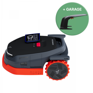 Segway Navimow (X330E). + garage ingår. Trådlös robotgräsklippare. Upp till 3000m2. - 3 års garanti (2 år på batteri & strömadapter) - Fri frakt