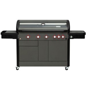 Mustang gasolgrill. Sapphire 5+2. 5 huvudbrännare + 2 sidobrännare. Grillyta: 120 x 48 cm. (325424) - Fri hemleverans