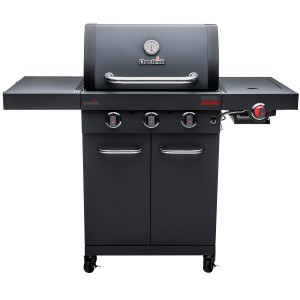 Char-Broil gasolgrill Professional Power Edition 3. 2 huvudbrännare + 1 sidobrännare. Matt svart.  (140984) - Fri hemleverans