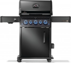 Napoleon gasolgrill Rogue PRO-S 425 Phantom. 3 huvudbrännare + 1 sidobrännare. Grillyta: 60 x 45 cm. Matt svart. (15263NA) - Fri hemleverans