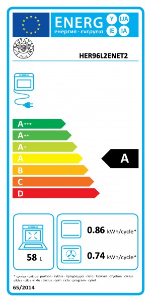 Energidekal Bertazzoni HER96L2ENET2